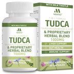 MIHIYO TUDCA 1000mg Liver Support Supplement | 900mg TUDCA + 6 Herbal Extracts | 60 Capsules