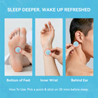 MIHIYO GoodNight Sleep Patches | Drug-Free Overnight Wear | 30 Patches