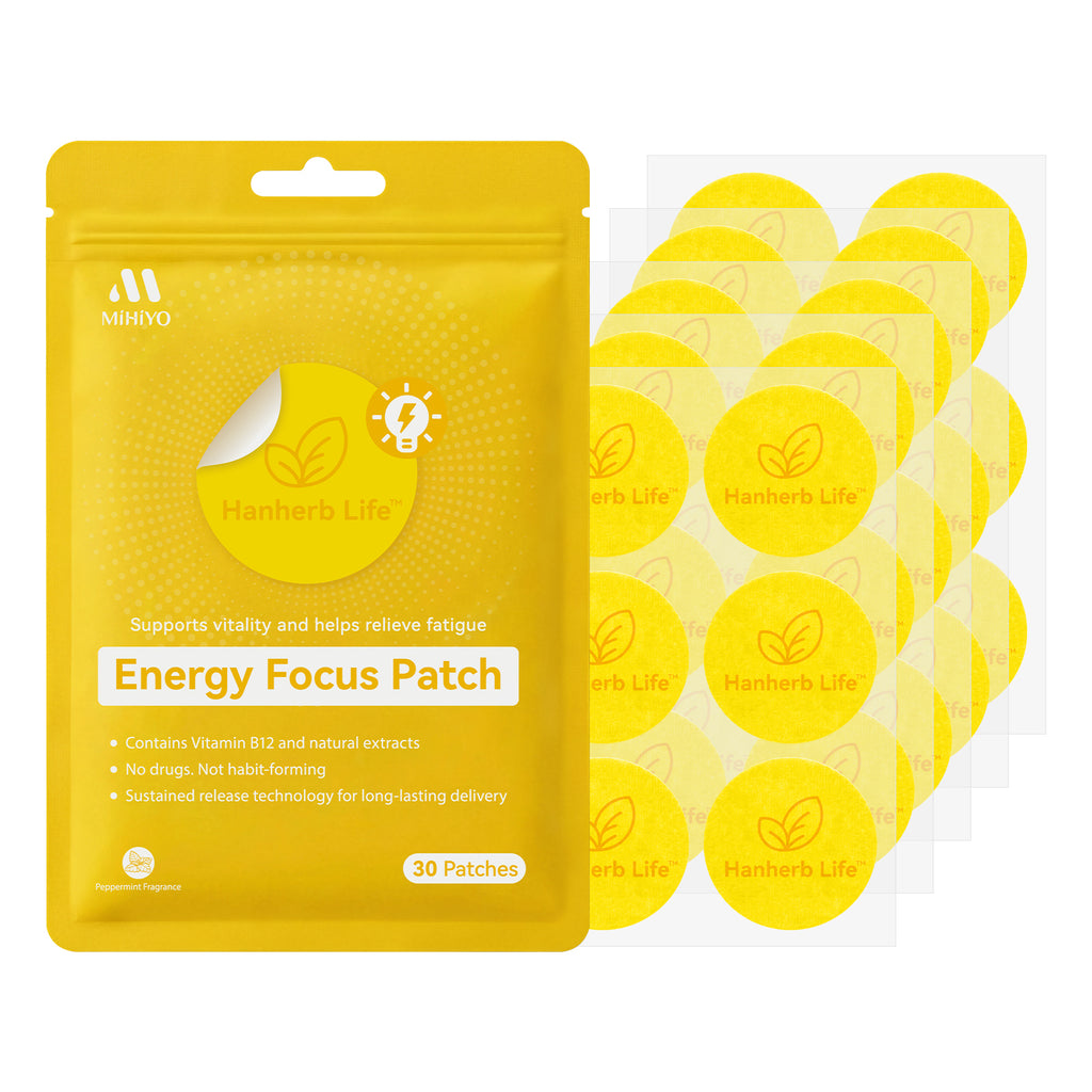 Energy Focus Transdermal Patch - Vitamin
B12 & Herbal Extracts for Daily Lifestyle (30
Count)