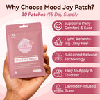 MIHIYO Plant-Based Mood Support Patch | 5-HTP & Botanicals | Long-Lasting Wear