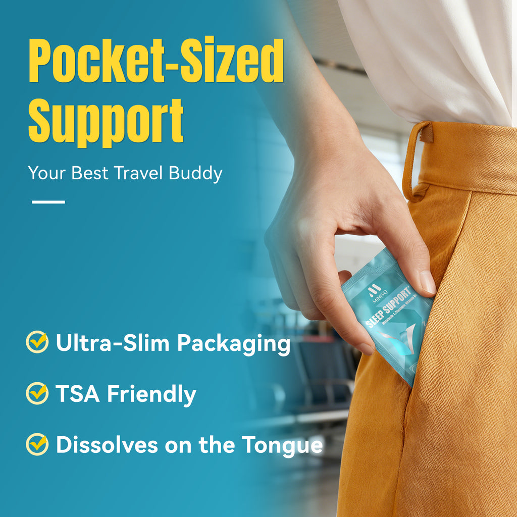 MIHIYO Sleep Support | Melatonin & L-Theanine Restful Sleep Oral Dissolving Strips